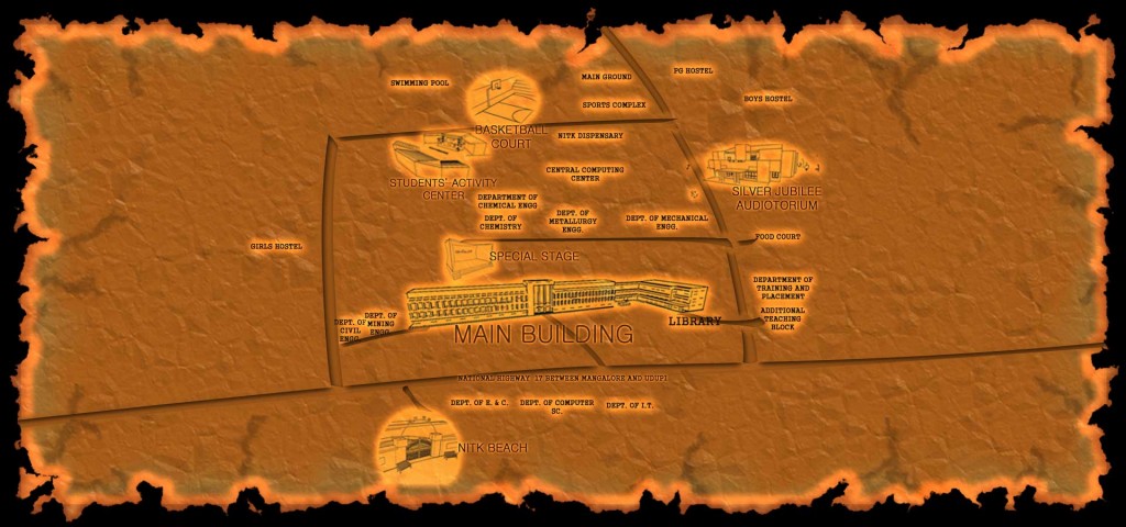 Scroll map of NITK Surathkal (never released)